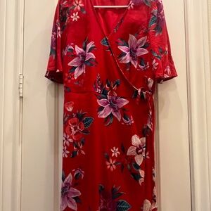 Floral Wrap Dress
